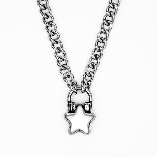 StarJamz Chain Necklaces Personal Fears Personal Fears StarJamz Chain - y2k Jewelry - 2000s Necklace - Star Chain